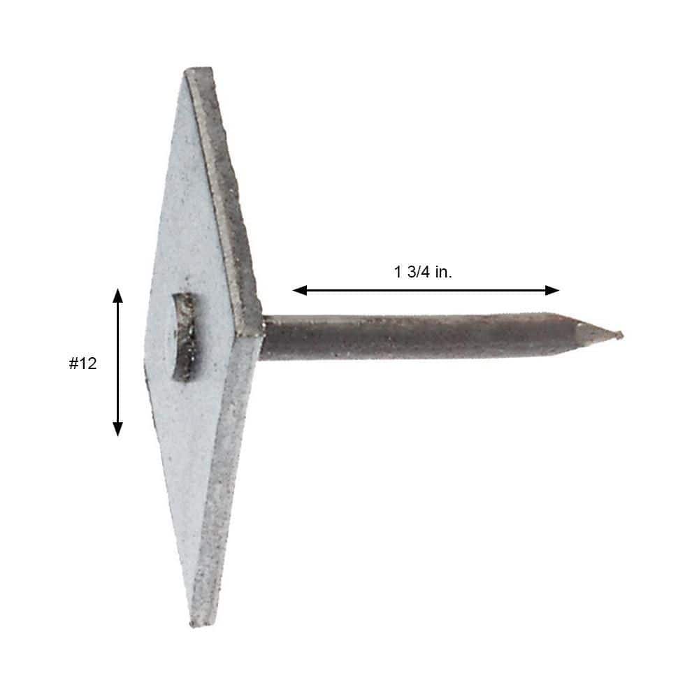 1-3/4 in. Square Head Cap Roofing Nails, 50 lb Box (SKU 15MISC134) - Image 2