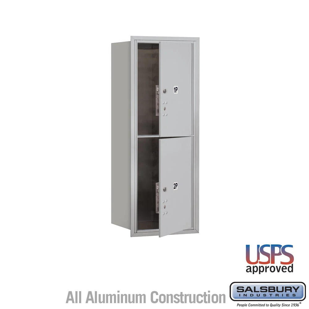 10 Door High Recessed Mounted Parcel Locker with USPS Access