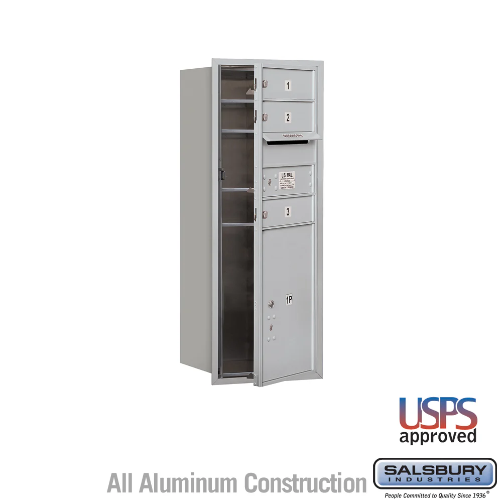 10 Door High Recessed Mounted Parcel Locker with USPS Access - Image 5