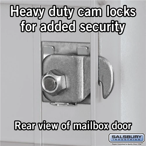 10 Door High Recessed Mounted 4C Horizontal Mailbox with Parcel Locker - Front Loading - Image 4