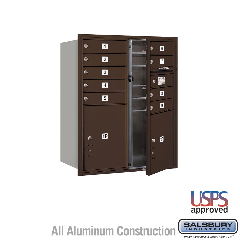 10 Door High Recessed Mounted Parcel Locker with USPS Access - Image 5