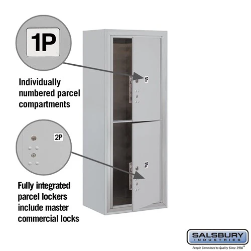 10 Door High Surface Mounted 4C Horizontal Parcel Locker with Private Access - Image 2
