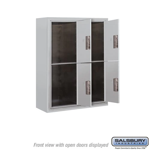 10-Door Surface Mounted Parcel Locker with 4 Parcel Lockers for Private Access - Image 3
