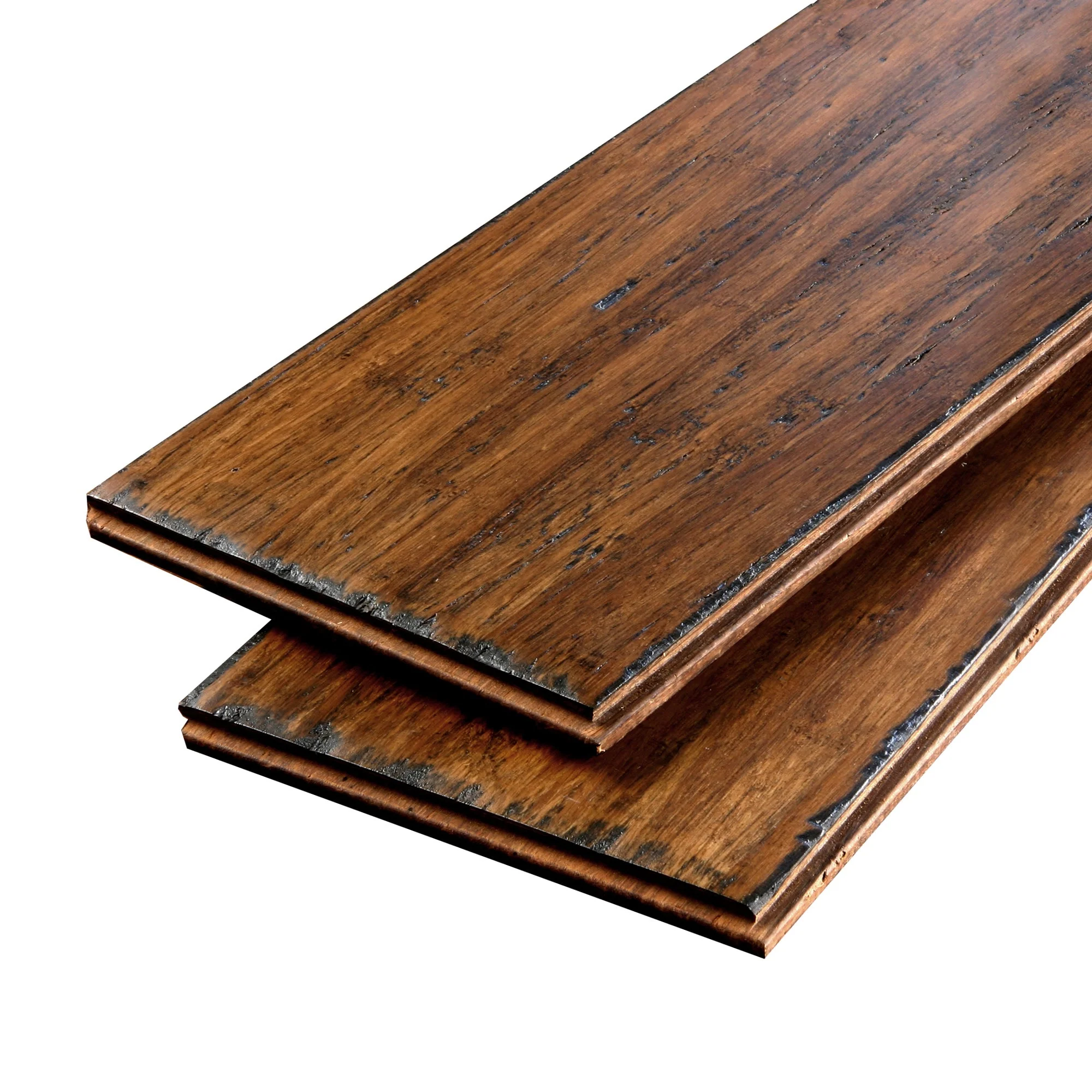 Cali Bamboo Fossilized 5-in Antique Java Bamboo Handscraped Solid Hardwood Flooring (21.5-sq ft)