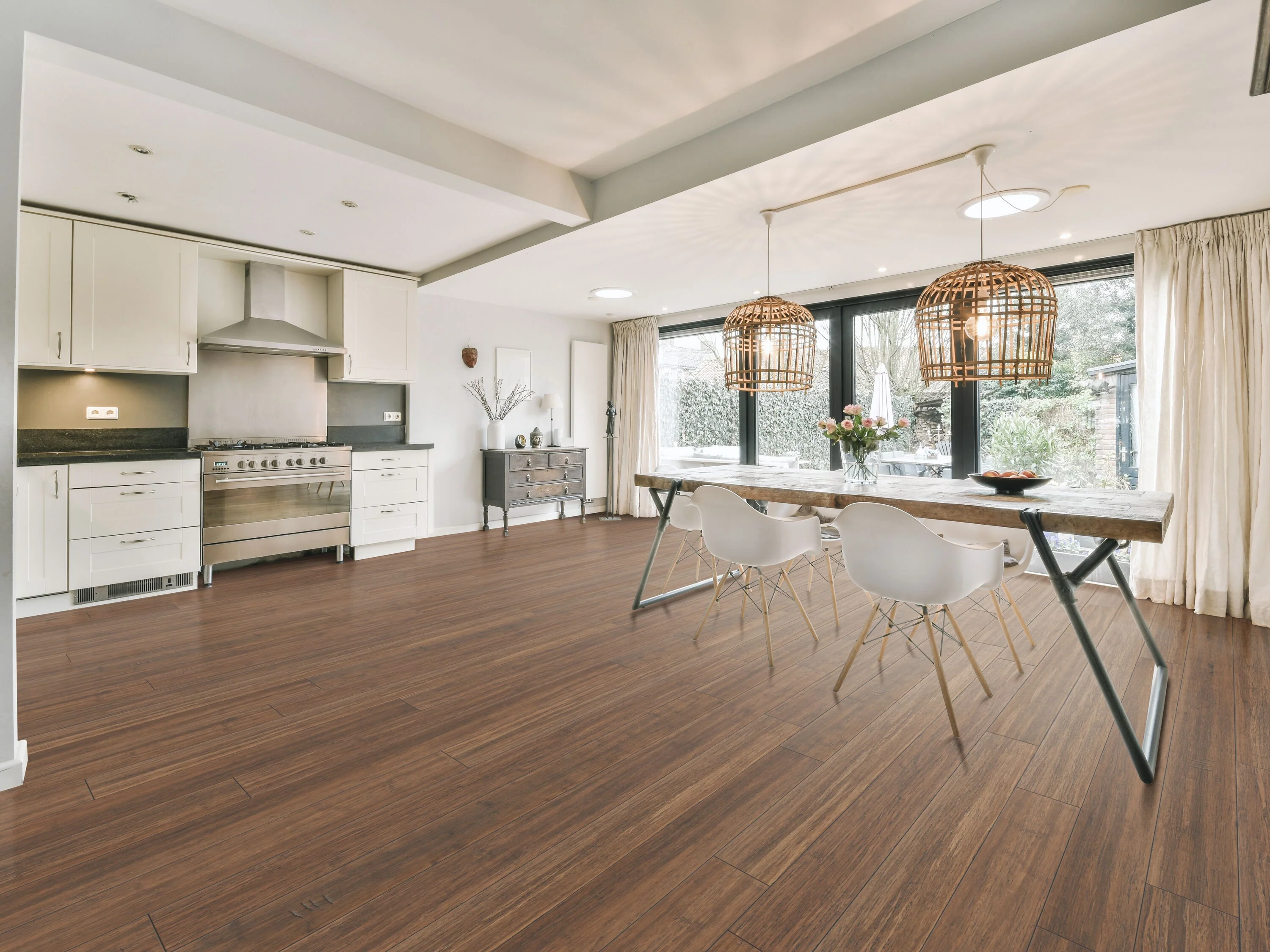 Cali Bamboo Fossilized 5-in Antique Java Bamboo Handscraped Solid Hardwood Flooring (21.5-sq ft) - Image 4
