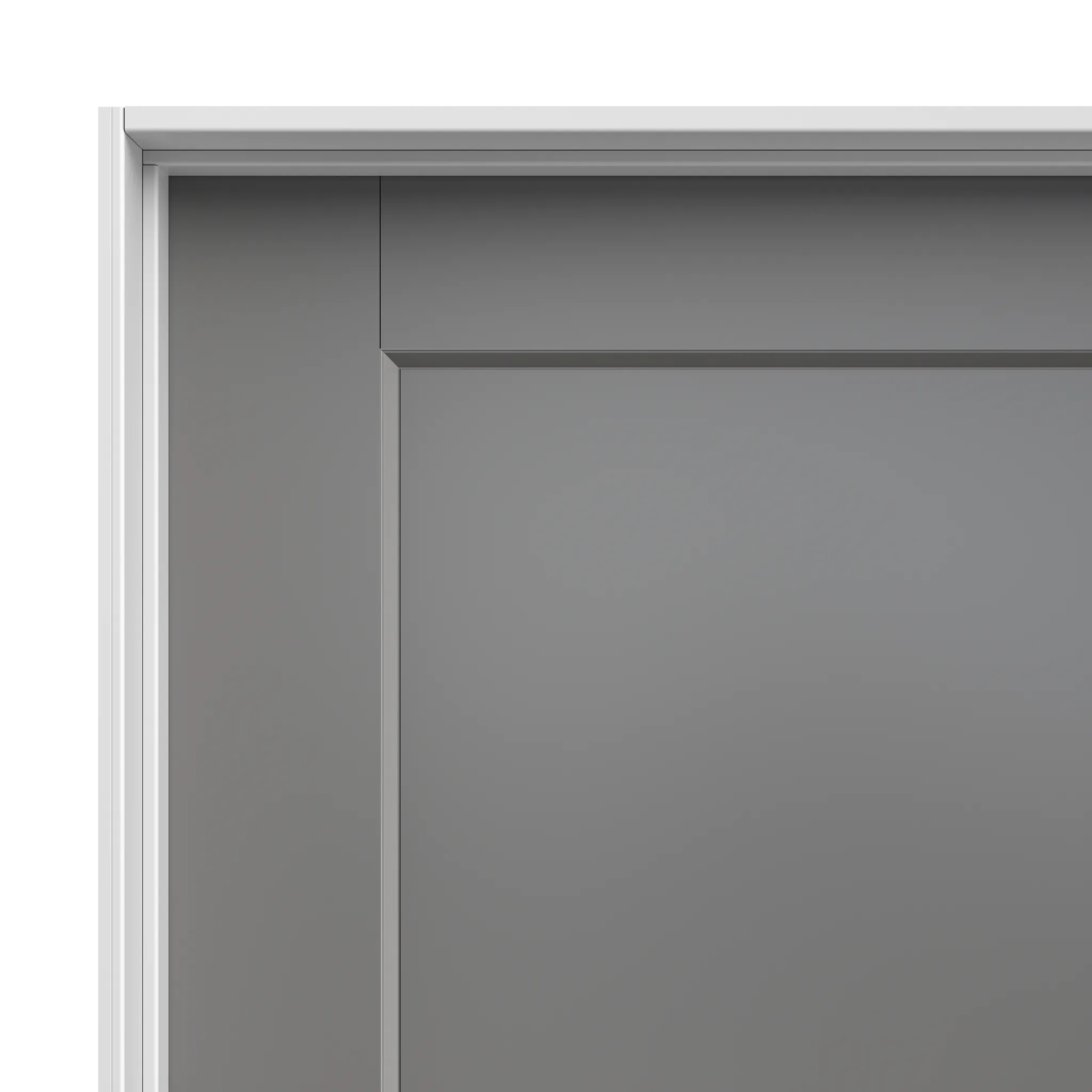 Masonite Traditional 36-in x 80-in 2-Panel Square Hollow Core Primed Molded Composite Right Hand Inswing/Outswing Single Prehung Interior Door - Image 3