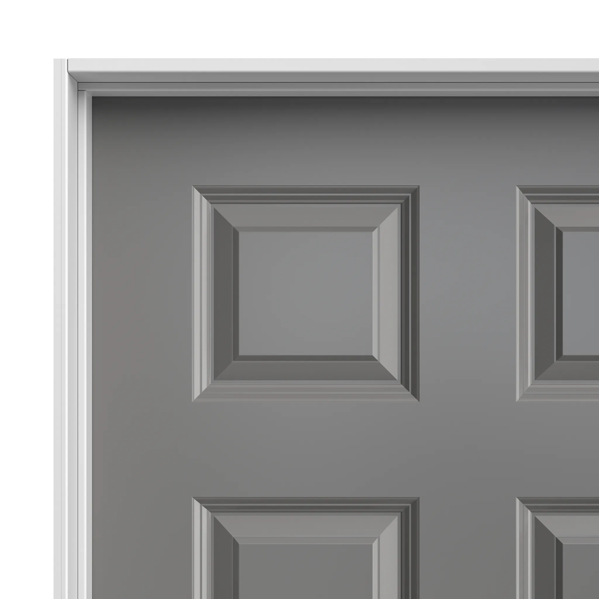 Masonite Traditional 30-in x 80-in 6-Panel Hollow Core Primed Molded Composite Left Hand Inswing/Outswing Single Prehung Interior Door - Image 3