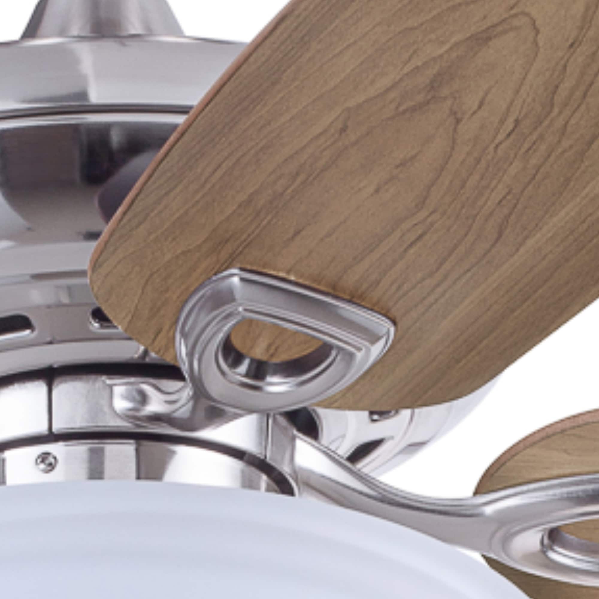 Harbor Breeze Coastal Creek 52-in Brushed Nickel LED Indoor Ceiling Fan with Light Kit (5-Blade) - Image 18