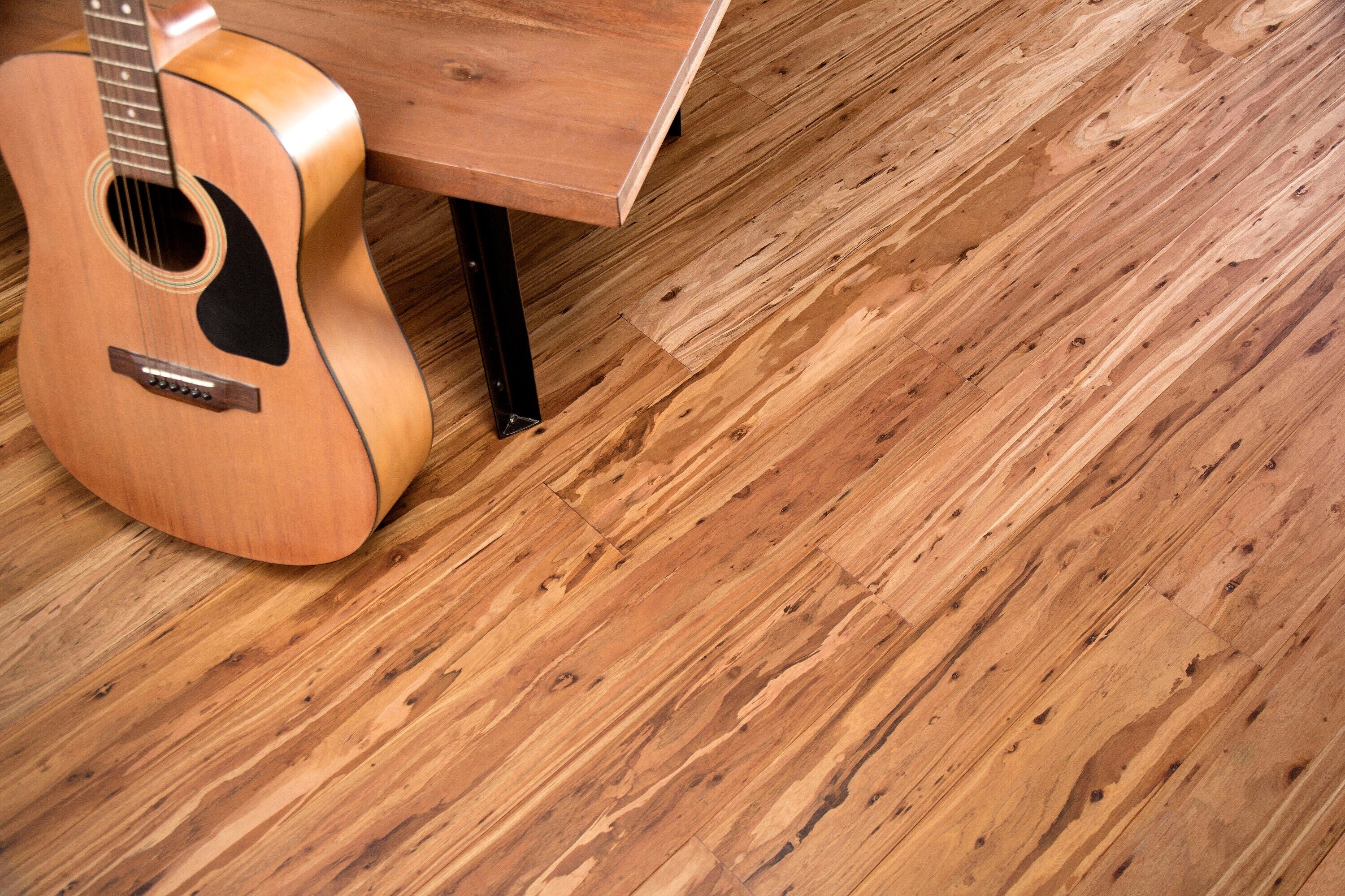 Cali Bamboo Fossilized Mocha Eucalyptus 5-in W x 9/16-in T x 48-in Smooth/Traditional Solid Hardwood Flooring (27.48-sq ft/Carton) - Image 4