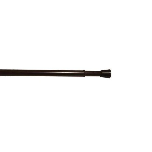 Project Source 28-in to 48-in Bronze Steel Tension Curtain Rod - Image 2