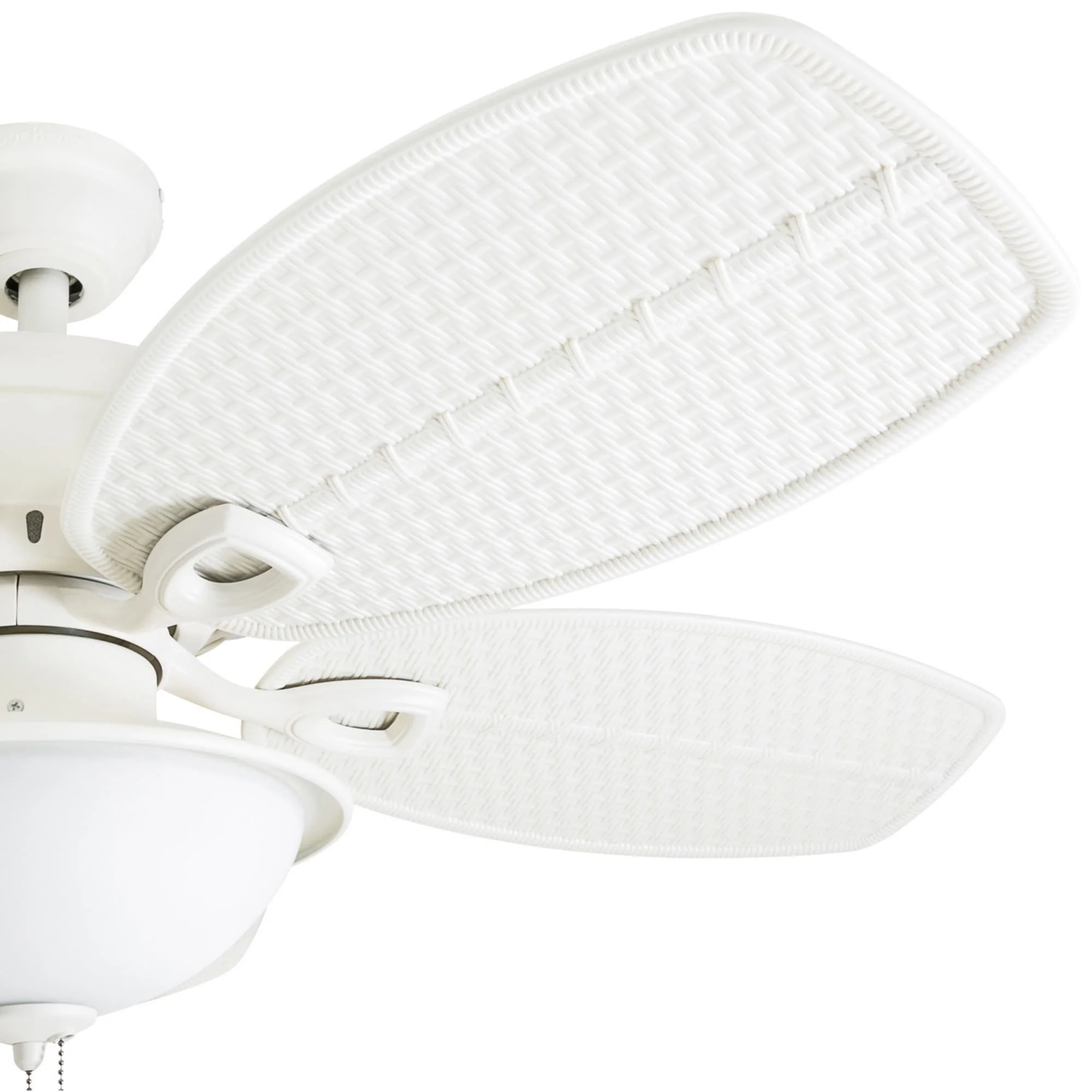Harbor Breeze Cedar Shoals 44-in White LED Indoor/Outdoor Ceiling Fan with Light Kit (5-Blade) - Image 16