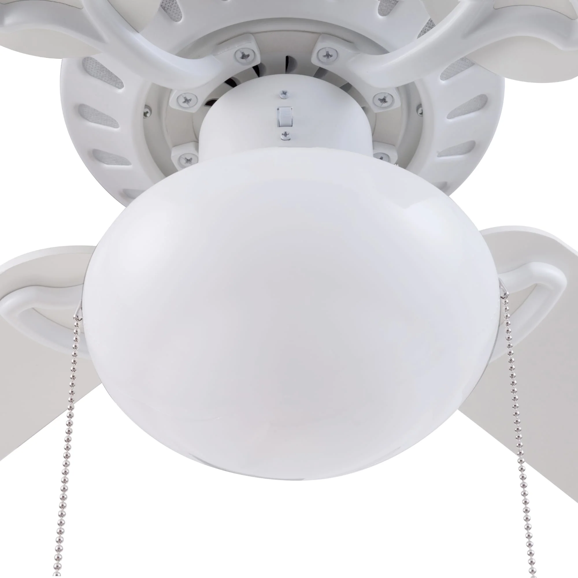 Harbor Breeze Armitage 42-in White LED Indoor Flush Mount Ceiling Fan (4-Blade) - Image 15