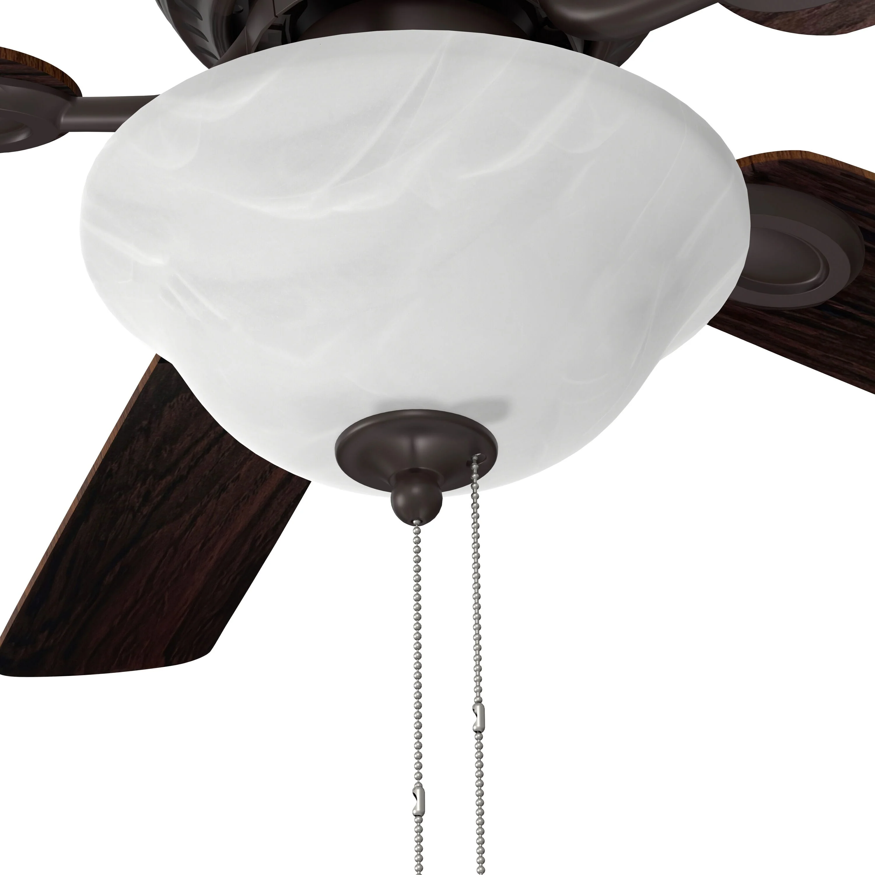 Harbor Breeze Mayfield 44-in Bronze LED Indoor Flush Mount Ceiling Fan with Light (5-Blade) - Image 11