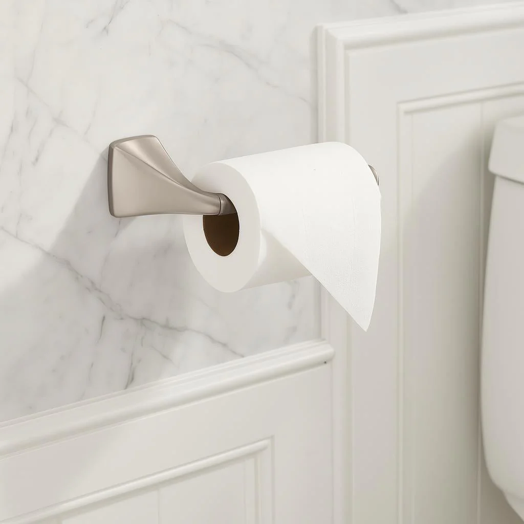 KOHLER Maxton Brushed Nickel Wall Mount Pivot Toilet Paper Holder - Image 3