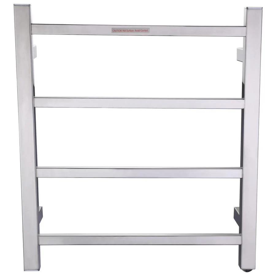 ANZZI Polished Chrome Plug-In Wall Mount Towel Warmer, 17.71-in W x 19.69-in H