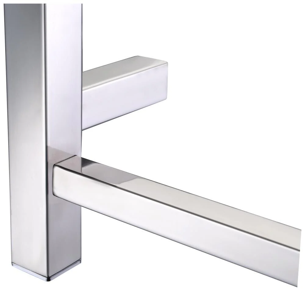 ANZZI Polished Chrome Plug-In Wall Mount Towel Warmer, 17.71-in W x 19.69-in H - Image 10