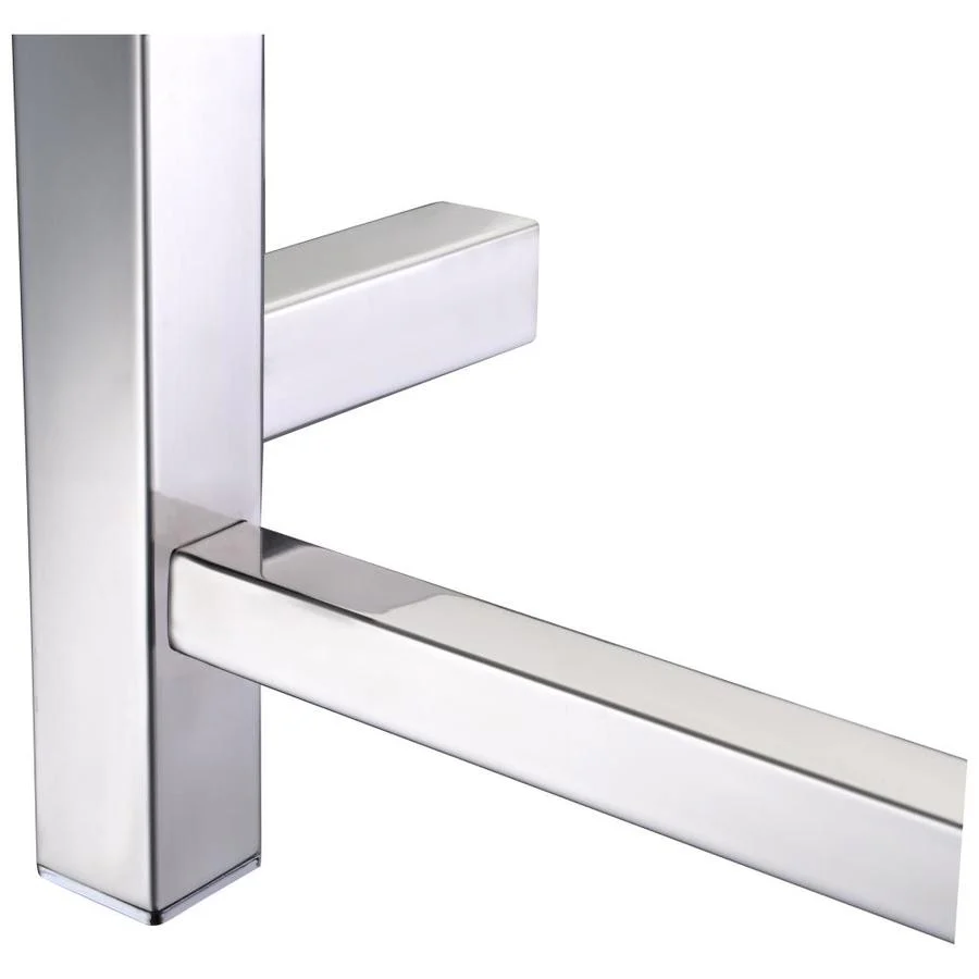 ANZZI Polished Chrome Plug-In Wall Mount Towel Warmer, 17.71-in W x 19.69-in H - Image 3