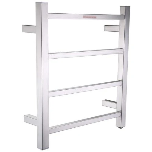 ANZZI Polished Chrome Plug-In Wall Mount Towel Warmer, 17.71-in W x 19.69-in H - Image 4