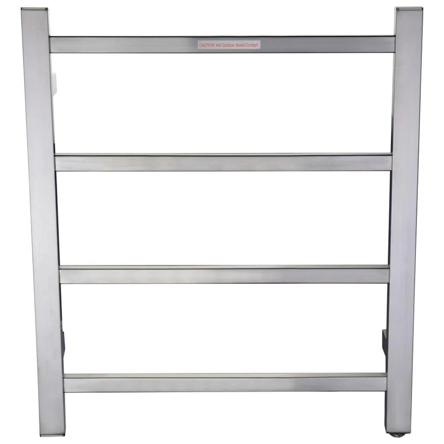 ANZZI Polished Chrome Plug-In Wall Mount Towel Warmer, 17.71-in W x 19.69-in H - Image 5