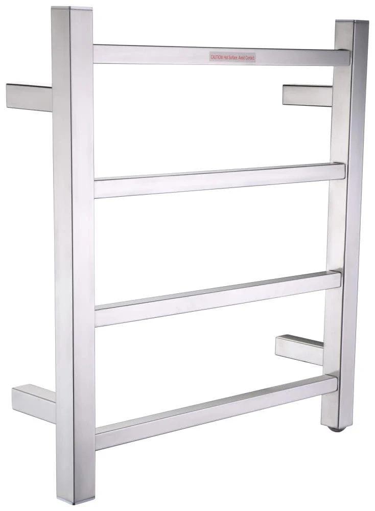 ANZZI Polished Chrome Plug-In Wall Mount Towel Warmer, 17.71-in W x 19.69-in H - Image 6