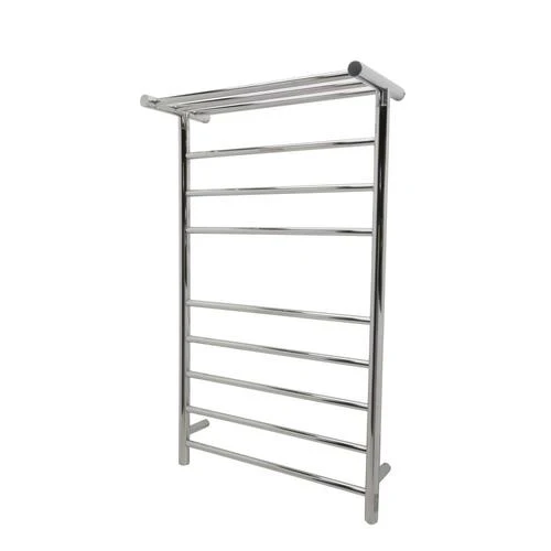 ANZZI Polished Chrome Plug-In Wall-Mount Towel Warmer, 23.62 in W x 39.09 in L x 9.53 in H - Image 7