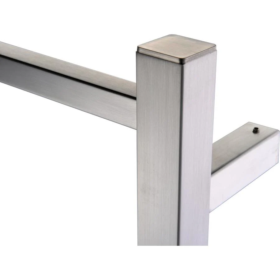 ANZZI Brushed Nickel Plug-In Wall-Mount Towel Warmer, 36.25 x 23.6 x 4.3 in - Image 2
