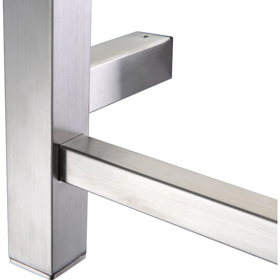 ANZZI Brushed Nickel Plug-In Wall-Mount Towel Warmer, 36.25 x 23.6 x 4.3 in - Image 3