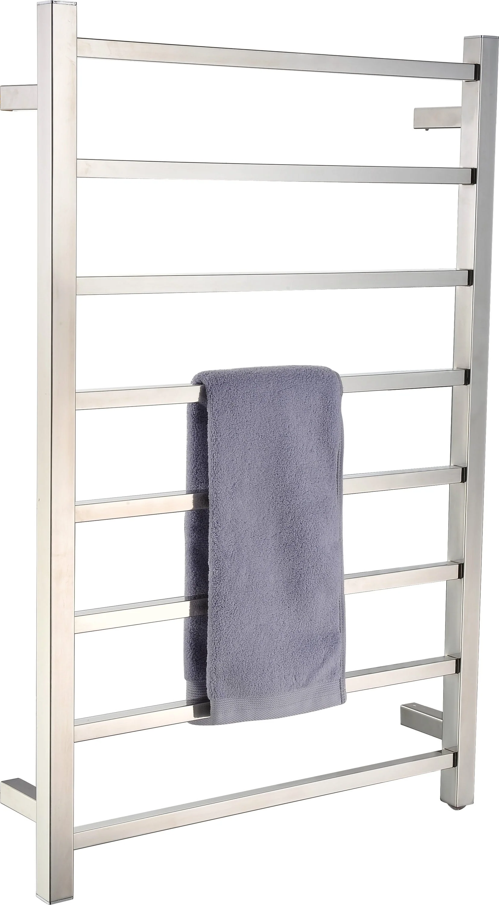ANZZI Brushed Nickel Plug-In Wall-Mount Towel Warmer, 36.25 x 23.6 x 4.3 in - Image 7