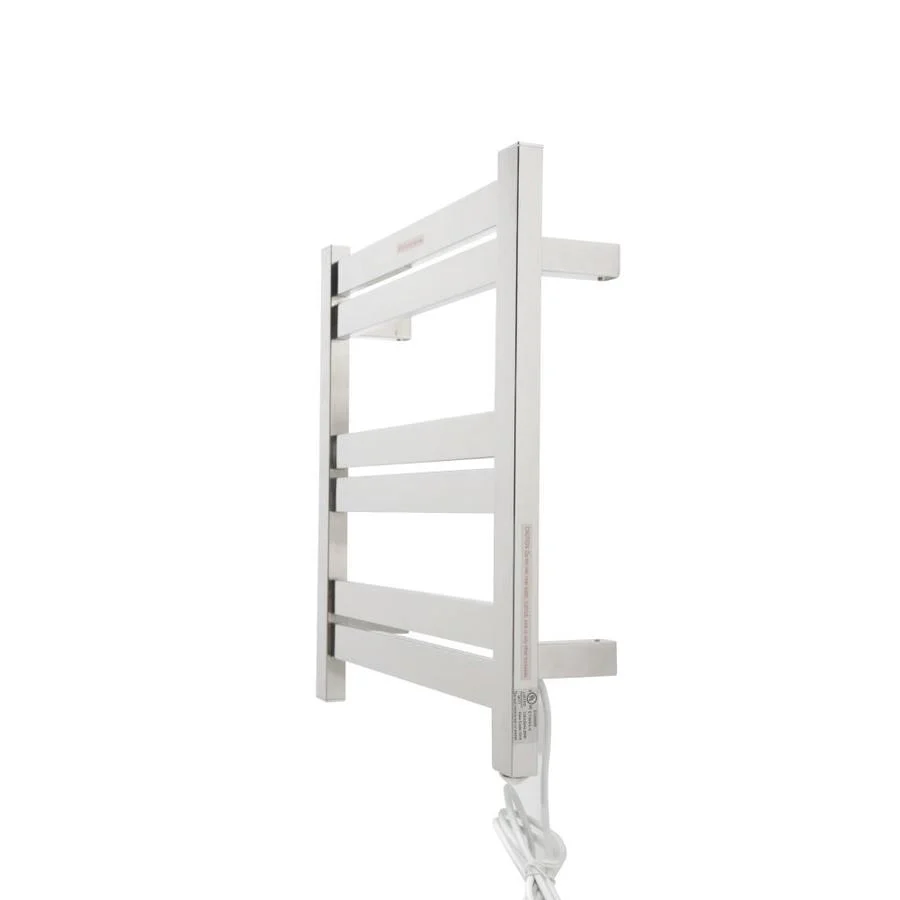 ANZZI Polished Chrome Plug-In Wall Mount Towel Warmer, 4.13 in W x 20.47 in L x 20.87 in H