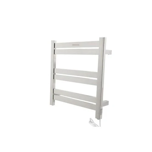 ANZZI Polished Chrome Plug-In Wall Mount Towel Warmer, 4.13 in W x 20.47 in L x 20.87 in H - Image 7