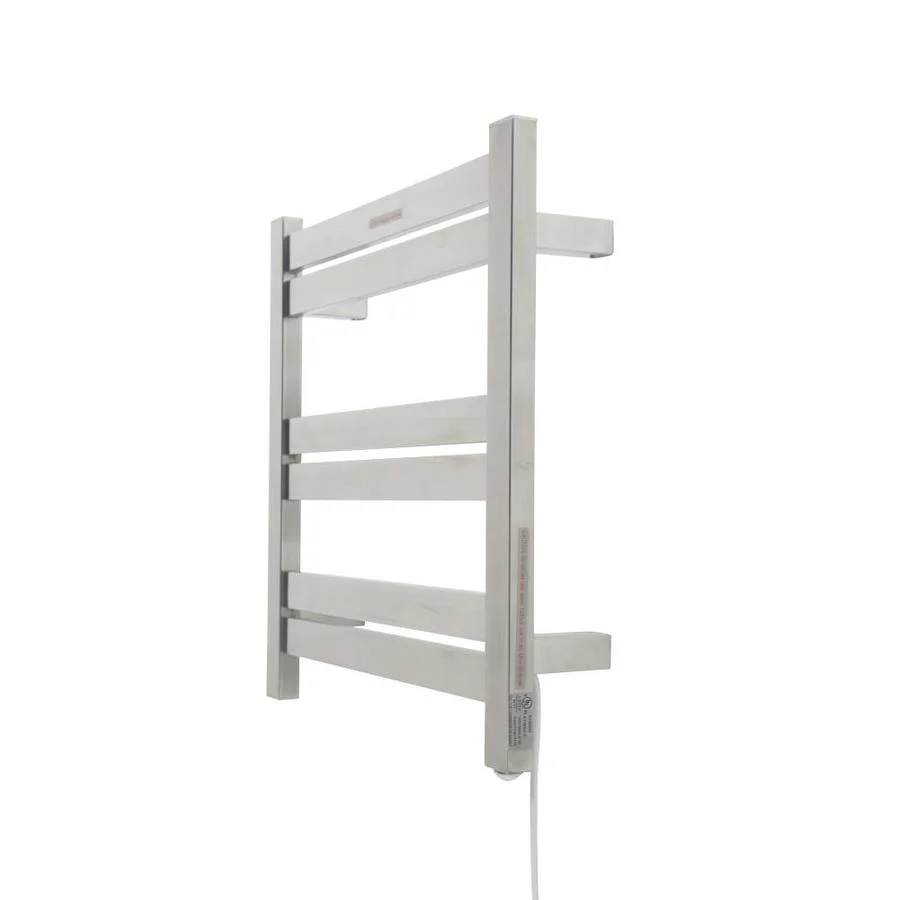 ANZZI Polished Chrome Plug-In Wall Mount Towel Warmer, 4.13 in W x 20.47 in L x 20.87 in H - Image 8