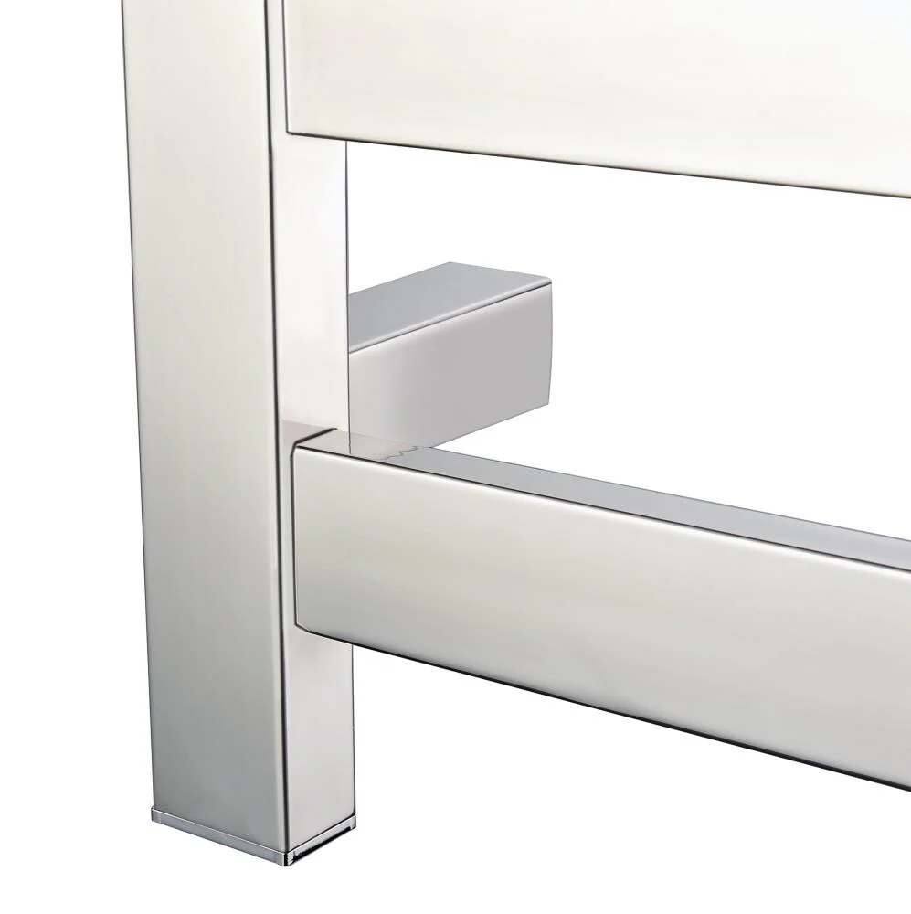 ANZZI Polished Chrome Plug-In Wall Mount Towel Warmer, 25 in H x 23.675 in L x 4.125 in W - Image 13