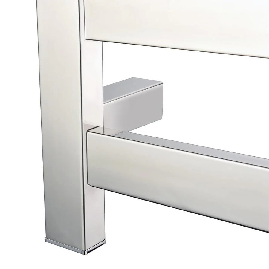 ANZZI Polished Chrome Plug-In Wall Mount Towel Warmer, 25 in H x 23.675 in L x 4.125 in W - Image 4