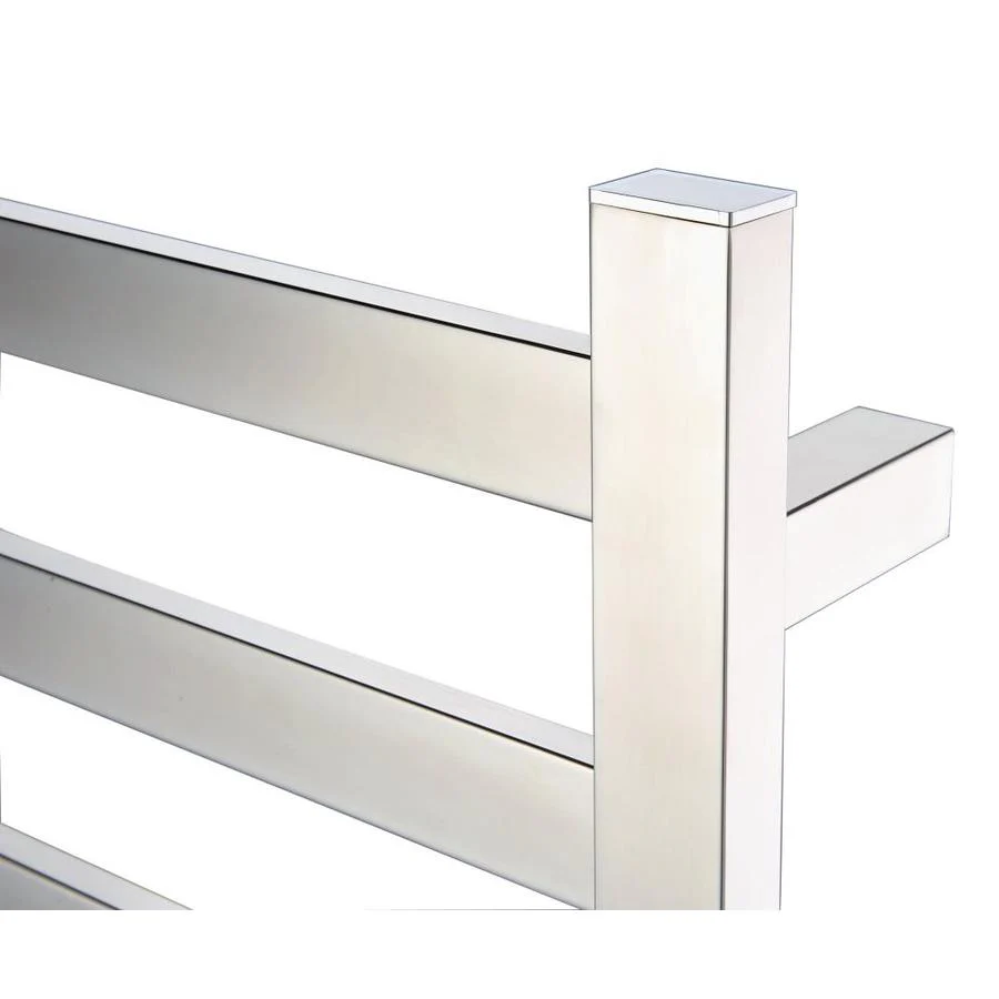 ANZZI Polished Chrome Plug-In Wall Mount Towel Warmer, 25 in H x 23.675 in L x 4.125 in W - Image 5