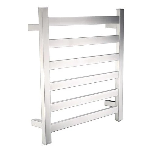 ANZZI Polished Chrome Plug-In Wall Mount Towel Warmer, 25 in H x 23.675 in L x 4.125 in W - Image 7