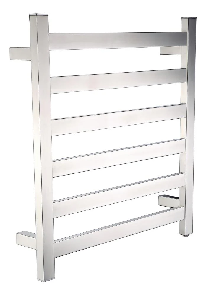 ANZZI Polished Chrome Plug-In Wall Mount Towel Warmer, 25 in H x 23.675 in L x 4.125 in W - Image 9
