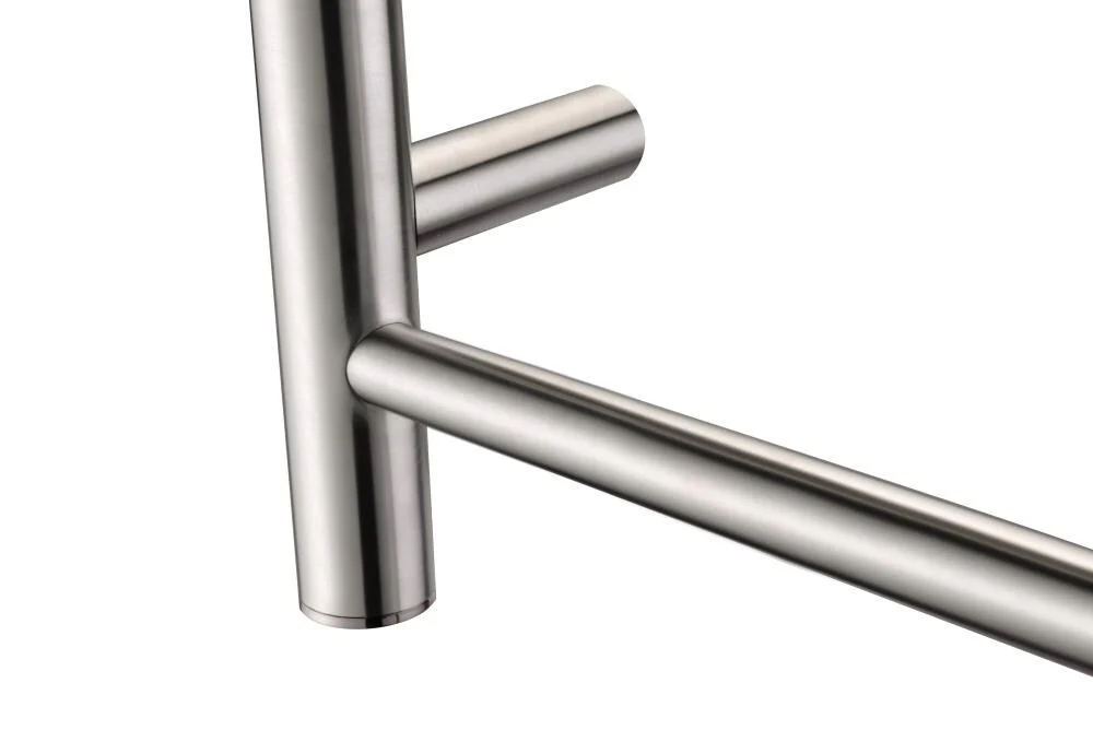ANZZI Brushed Nickel Plug-In Wall-Mount Towel Warmer, 4-Bar, 16.5 in H x 23.5 in W x 5.5 in D - Image 10