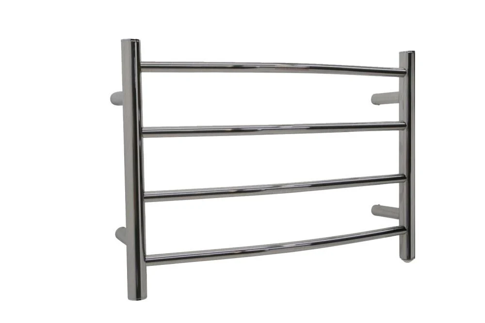 ANZZI Brushed Nickel Plug-In Wall-Mount Towel Warmer, 4-Bar, 16.5 in H x 23.5 in W x 5.5 in D - Image 3