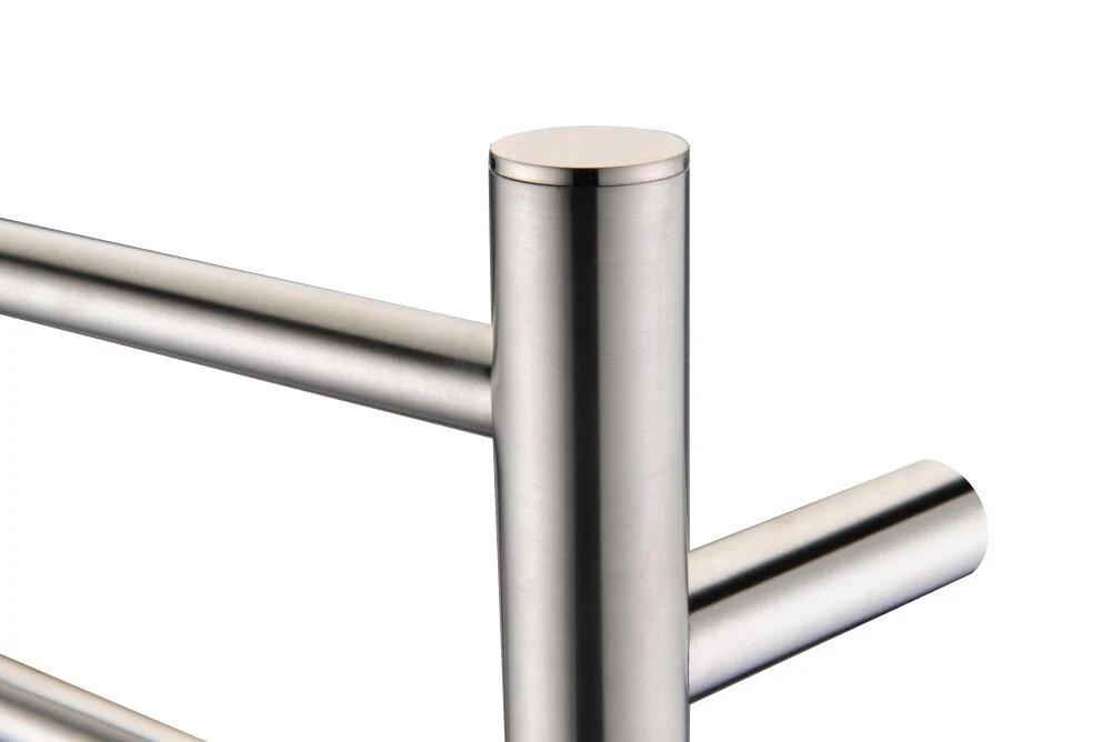 ANZZI Brushed Nickel Plug-In Wall-Mount Towel Warmer, 4-Bar, 16.5 in H x 23.5 in W x 5.5 in D - Image 9