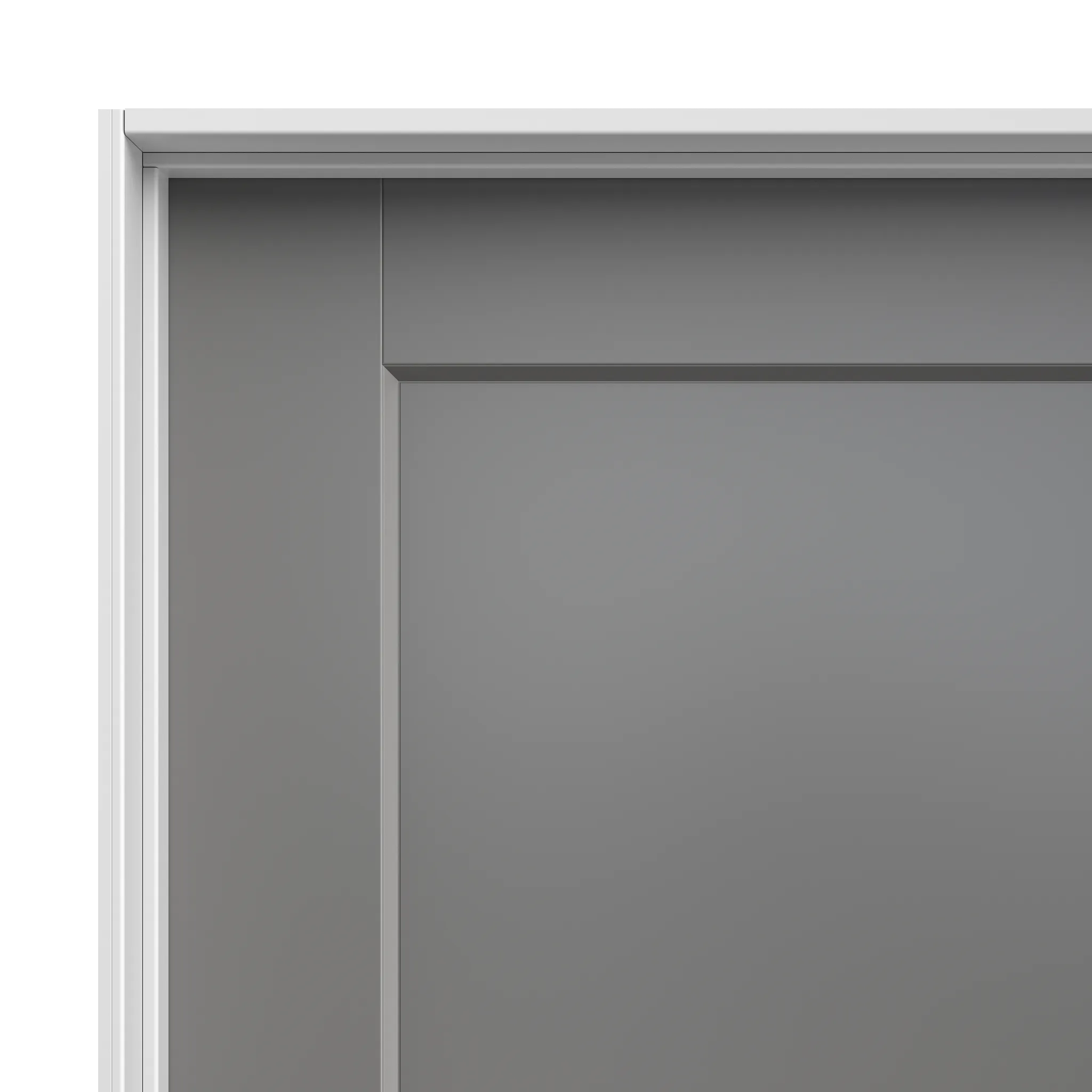 Masonite Winslow 24-in x 80-in 3-Panel Craftsman Solid Core Primed Molded Composite Left Hand Inswing/Outswing Single Prehung Interior Door - Image 3