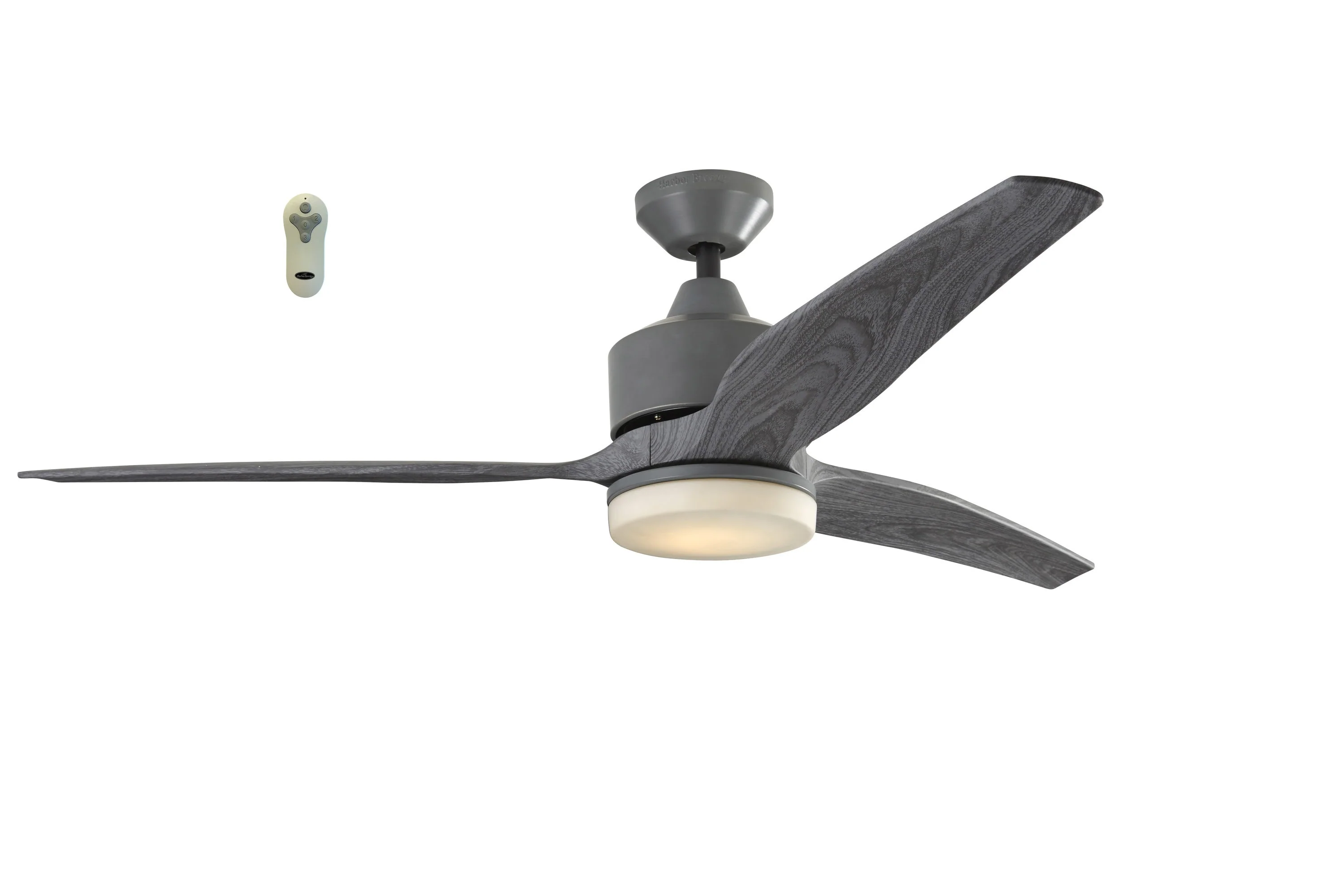 Harbor Breeze Fairwind 60-in Galvanized LED Indoor/Outdoor Ceiling Fan with Remote (3-Blade) - Image 9
