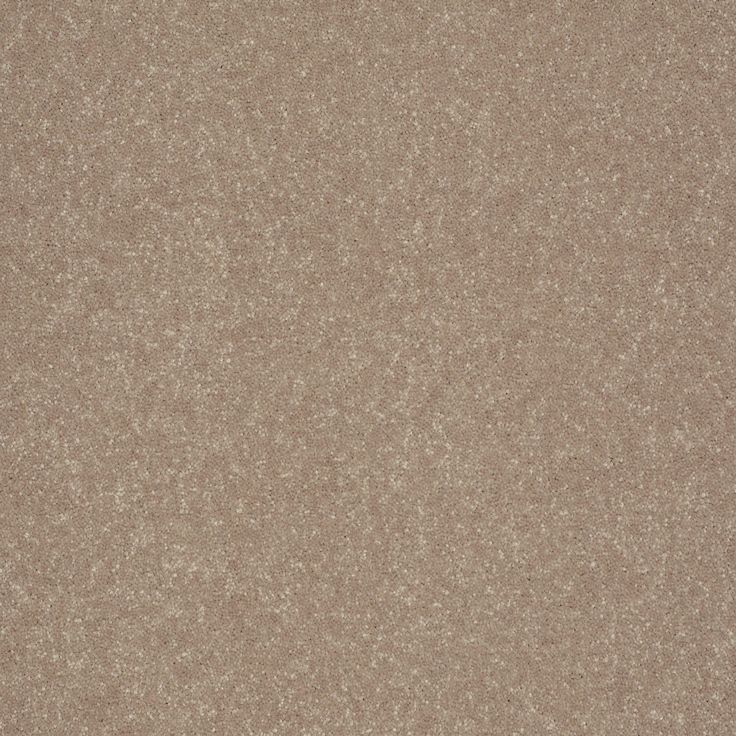 STAINMASTER Essentials Intuition III 12-ft Crisp Khaki Textured Carpet Sample (Interior)