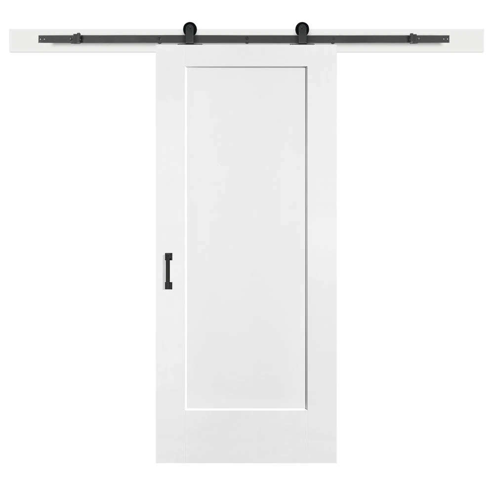 Masonite Traditional 36-in x 84-in Primed MDF Single Barn Door