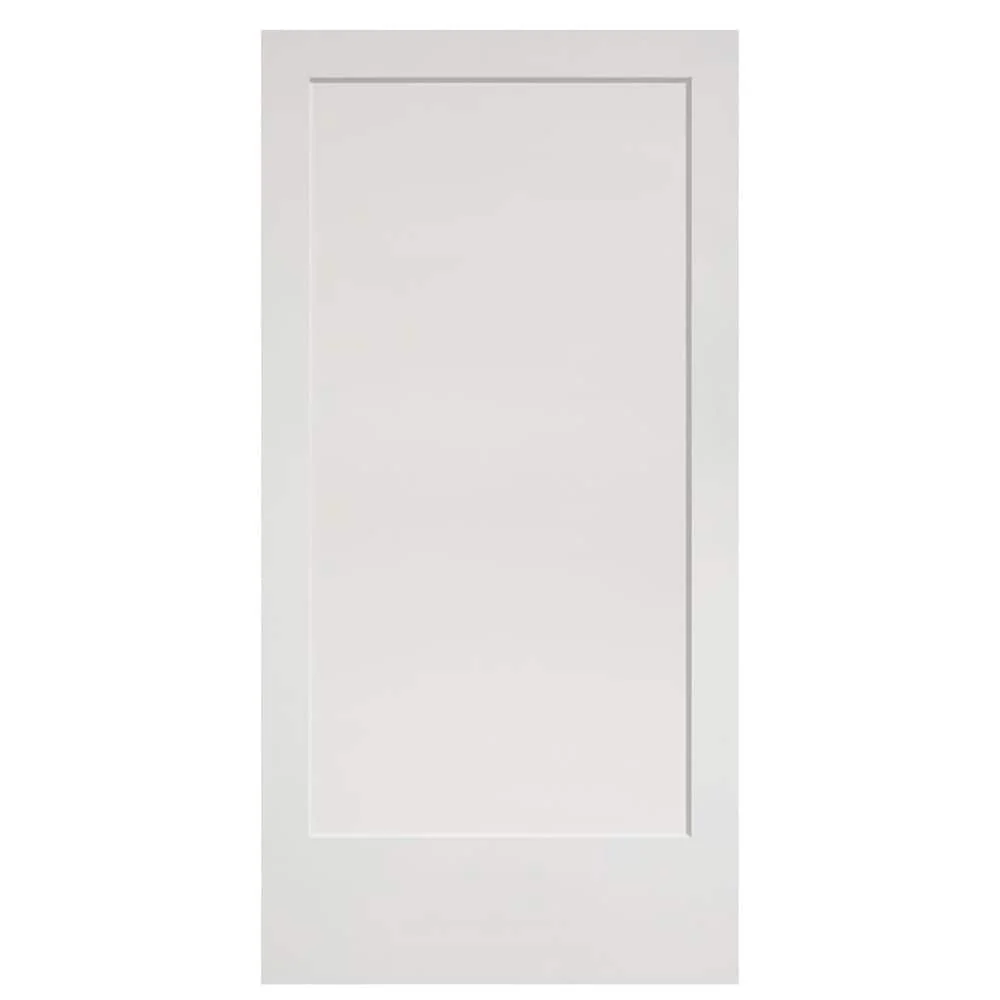 Masonite Traditional 42-in x 84-in 1-Panel Primed MDF Single Barn Door