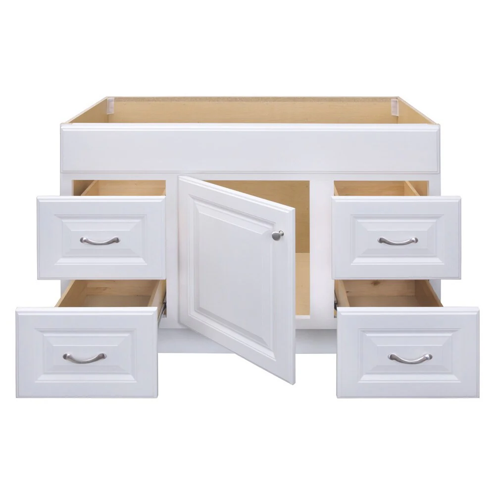 Project Source 48-in White Bathroom Vanity Cabinet - Image 11