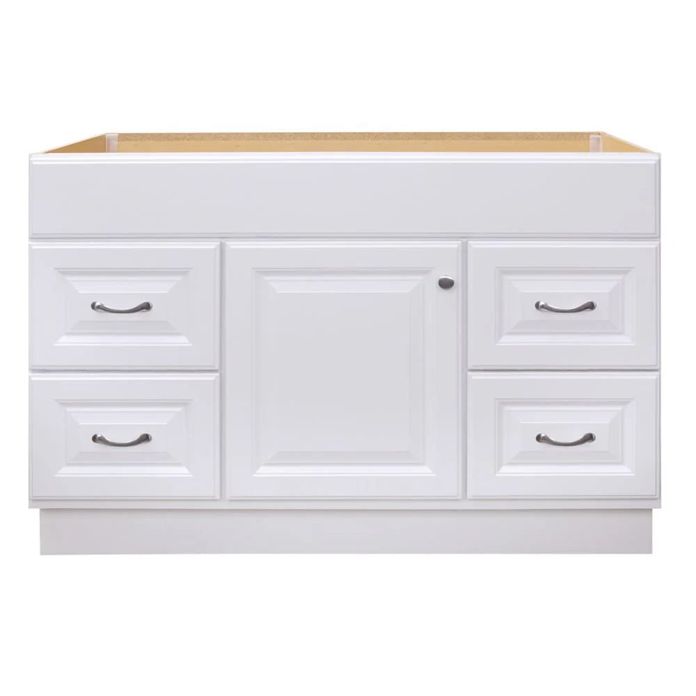 Project Source 48-in White Bathroom Vanity Cabinet - Image 8