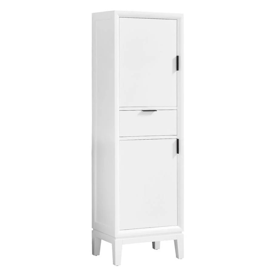 Avanity Emma 20-in W x 65-in H x 15-in D Dove Gray Plywood Freestanding Linen Cabinet - Image 5