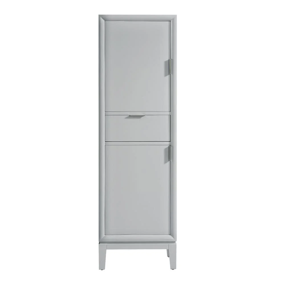 Avanity Emma 20-in W x 65-in H x 15-in D Dove Gray Plywood Freestanding Linen Cabinet - Image 6