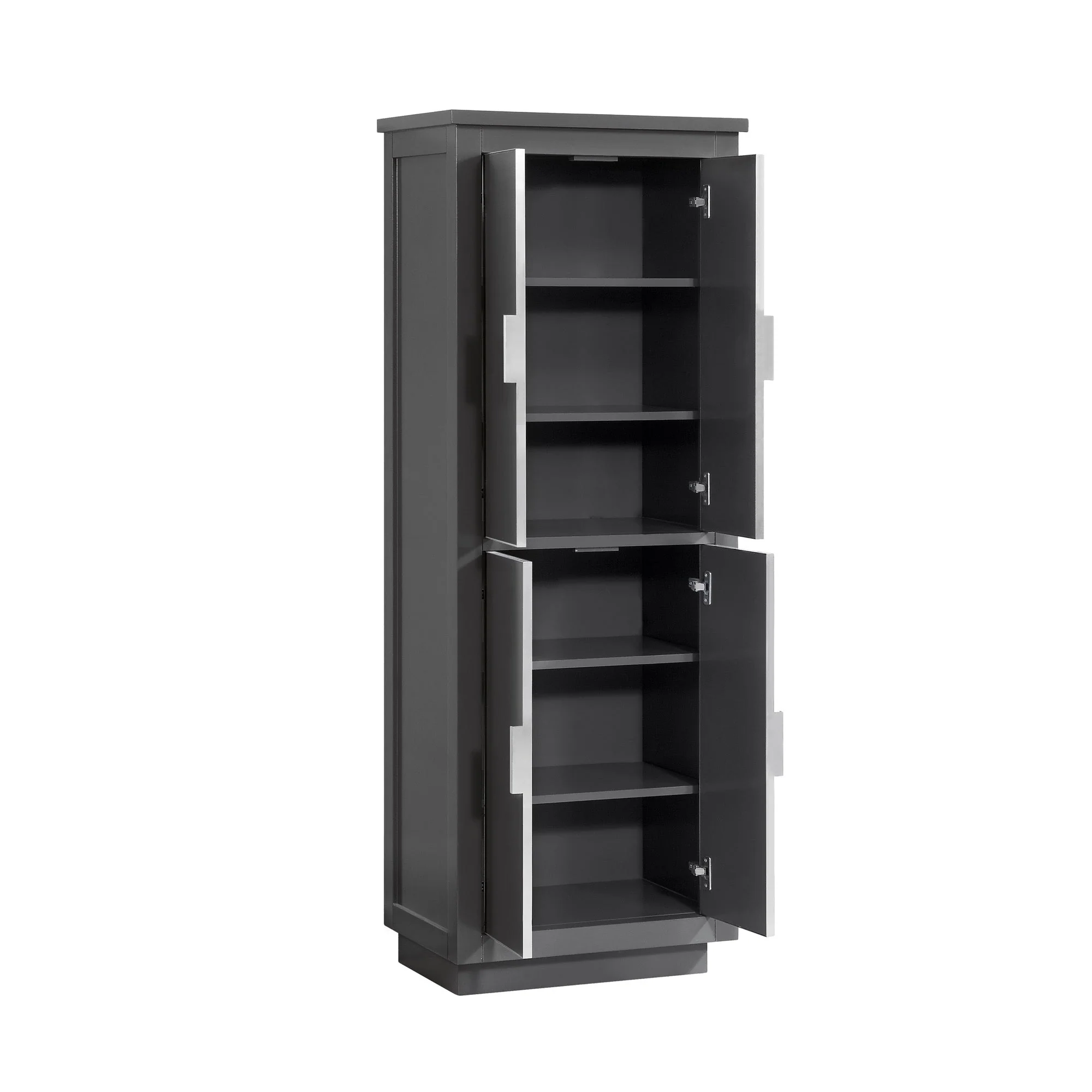 Avanity Allie/Austen 24-in W x 65-in H x 16-in D Twilight Gray Birch Freestanding Linen Cabinet - Image 11