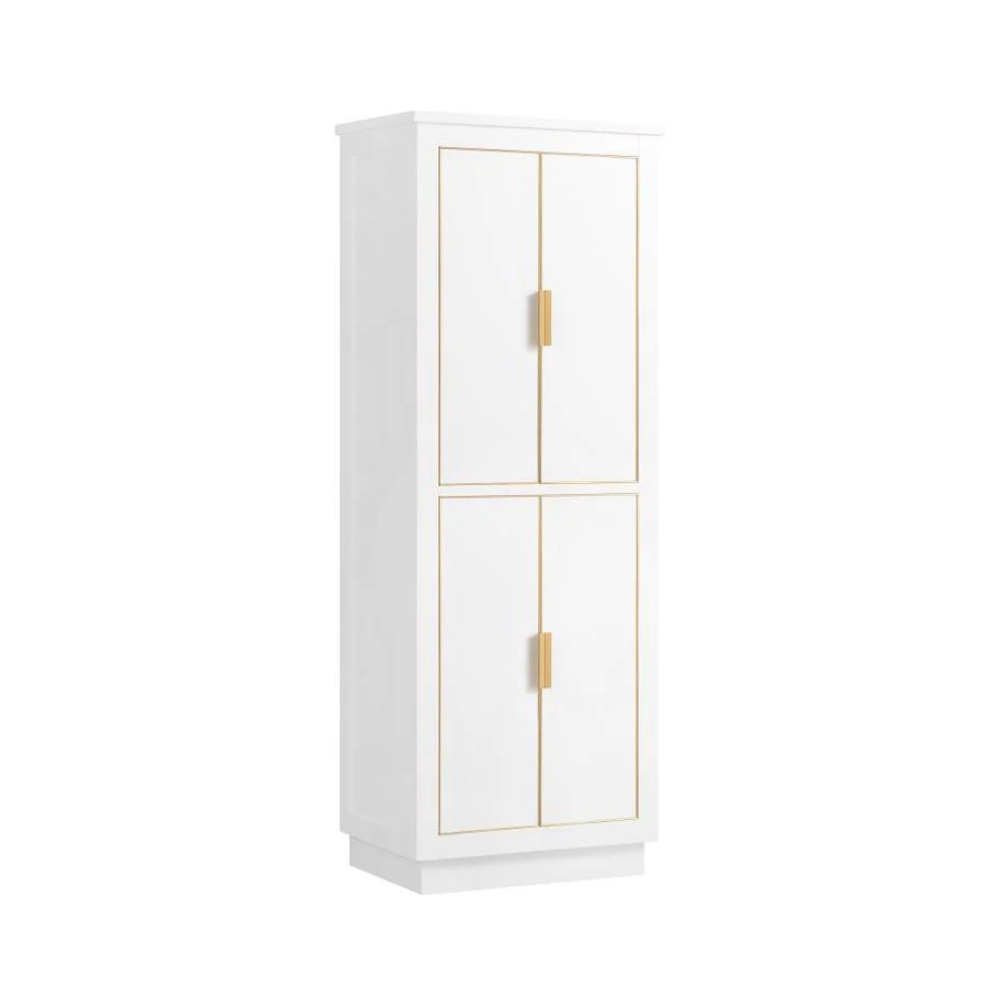 Avanity Allie/Austen 24-in W x 65-in H x 16-in D Twilight Gray Birch Freestanding Linen Cabinet - Image 5